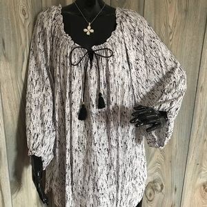 ⭐️Size 26w/28w Faded Glory Hobo Shirt